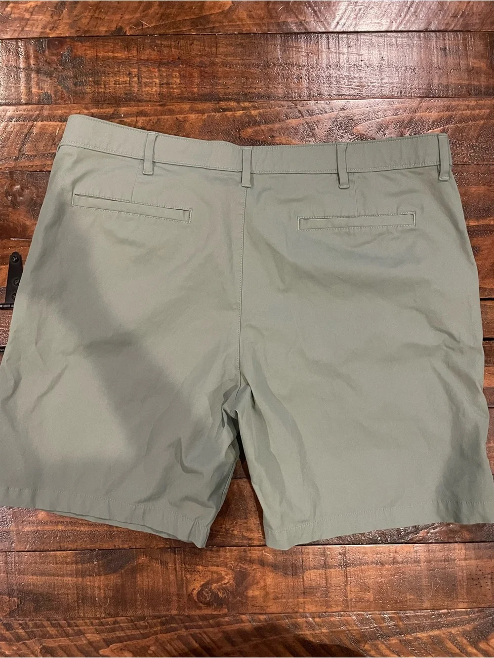 English Laundry Olive Flat-Front Performance Shorts